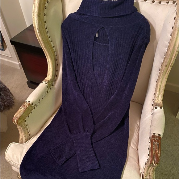 Free People velvet long sleeve turtleneck dress - Picture 13 of 13